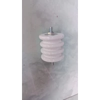 Pin Insulator Isolator Keramik Custom dia 50 x 50 ( m6 dan M 8)