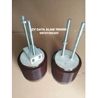 Isolator Keramik 6kV Ukuran Diameter 130mm x tinggi 130mm 1